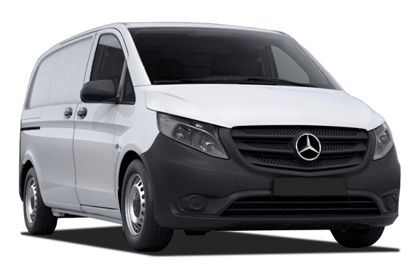 Vue latérale du fourgon MERCEDES VITO III - 2014 – modèle utilitaire aménageable